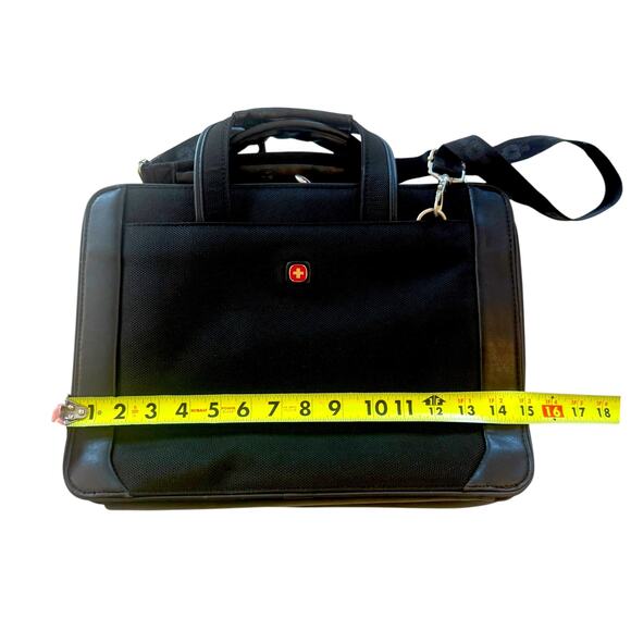 Wenger Swiss Gear Professional Travel Briefcase 15x11 Black w/ Original Notepad - Picture 7 of 9